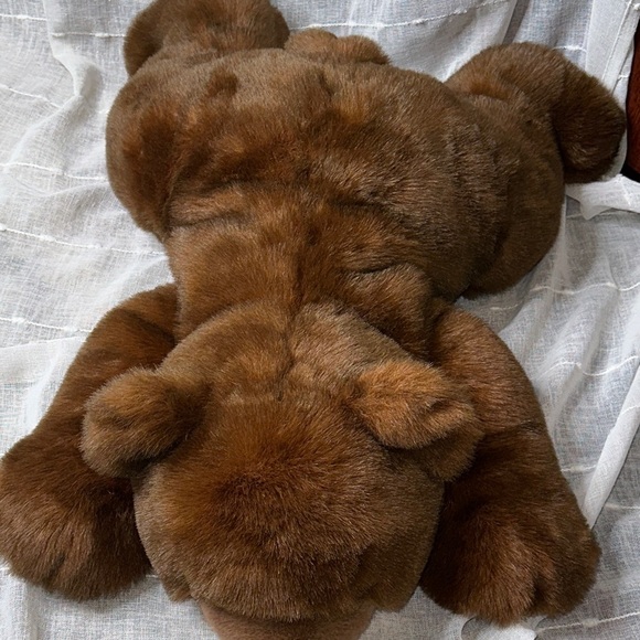 Vintage TY Classics PAWS the HUGE 30" Lay Flat Brown Bear Plush Teddy Bear 1996 - Picture 15 of 16